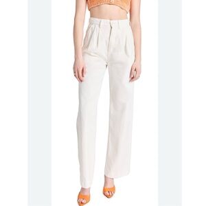 PISTOLA - ELLERY HIGH RISE WIDE LEG TROUSER in Allabaster size 24